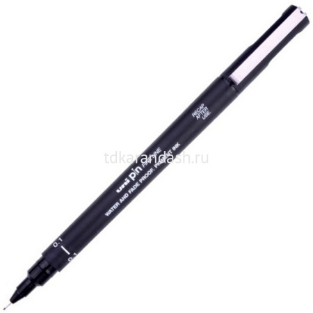 Ручка капиллярная "PIN01-200" 0,1мм черная 141529
