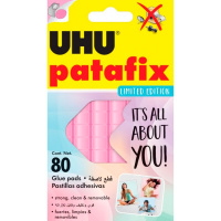 Клеящие подушечки "Patafix" 80шт пастельные, розовые 34445