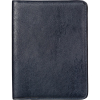 Папка на молнии "Выбор-М" 34х27х2см 1 отделение, 2 кармана, экокожа, коричневая 149