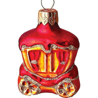 Ёлочное украшение "Карета" h-6см в подарочной упаковке ФУ-177