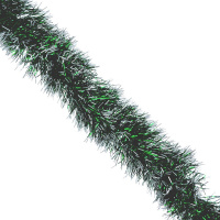 Мишура 9смх2м зеленая с белыми кончиками 9222-20-75