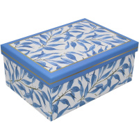 Коробка подарочная "Листья" 37х28х16,5см картон D10-1