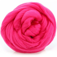 Шерсть для валяния  (100%меринос) 50 г мальва FY-050-1014