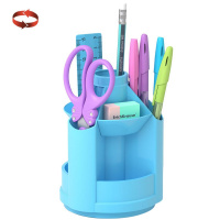 Набор настольный "Mini Desk. Pastel" 18,5х10,5х24см 8 предметов, вращающийся, пластик,голубой 53233
