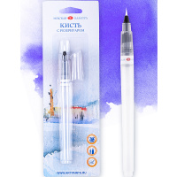 Кисть синтетика с резервуаром круглая №1 (2,5мм) в блистере 1571031201