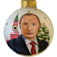 Шар 80мм "Президент с Кремлём" в подарочной упаковке КУ-80-244171/2