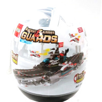 Конструктор "Корабли" в яйце 12,5см 8 видов, пластик Y7592-18