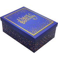 Коробка подарочная "С Днем Рождения" 19х13х7,5см, картон Y10484-24