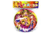 Набор тарелок "Party Girls" 23см 6шт бумажные ламинированные F