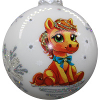 Шар 80мм "Пони-мальчик" в подарочной упаковке КУ-80-254022