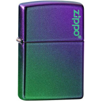Зажигалка "Classic" 38x13x57мм латунь/сталь, фиолетовая, матовая 49146ZL/59015