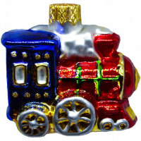 Ёлочное украшение "Паровоз" h-6 см в подарочной упаковке ФУ-607