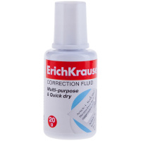 Корректирующая жидкость "Erich Krause" 20мл с кисточкой 5