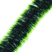 Мишура 6смх2м зеленая с зелеными кончиками Y9810-24