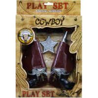 Набор оружия "Ковбой" 4 предмета 29,5х20см пластик 11286-24