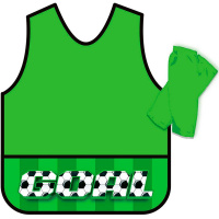 Фартук-накидка для труда "Гол" 56,8х40,5см с нарукавниками, печать на кармане ФН-1