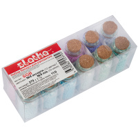 Набор бисера 2мм 12 цветов макарун матовый SGB №8