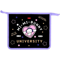 Папка на молнии А5 "Mi-Mi Bunny" 240х205х65мм 2 отделения пластик AMc_02024/090211