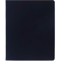 Тетрадь А5 48л клетка "SoloMatte. Черный бархат" на скобе, ламинация Soft-touch 092723