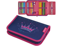 Пенал "Crown" 31 предмет 20,5х14х3,5см 1 отделение, 2 откидные планки 50020959