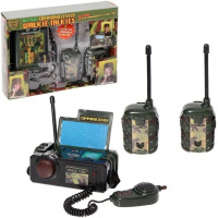 Набор раций 2шт. "Командный центр" 29х21х7см металл/пластик, радиус действия 100м 4988M