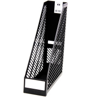 Лоток д/бумаг вертикальный "Sysmax" ширина 9см, пластик, черный 34101/280085