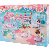 Конструктор "Свадебная церемония" 353 детали 43х29х7см пластик (9 фигурок) 38-0768