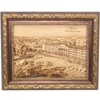 Картина "Новособорная площадь" 15х20см