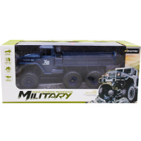 Грузовик военный р/у 29х14х12см с аккумулятором, пластик (свет) LT117253