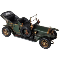 Декоративное изделие "Автомобиль" 27х11х12см зеленый с черными сиденьями, металл RD-1304-E-3635