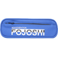 Пенал 22,5х5х8см прямоугольный, 2 отделения, текстиль, голубой DZ1172