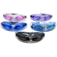 Очки для плавания 5 цветов в футляре YJ1150