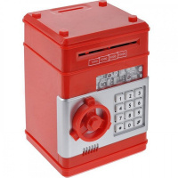 Копилка-сейф для денег 19х13х12см пластик (свет, звук) LT226652