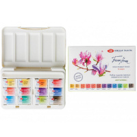 Краски акварельные 12 цветов "Ботаника" 2,5мл кюветы, в картонной упаковке 19421874