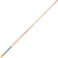 Кисть синтетика круглая №5 длинная ручка 312205