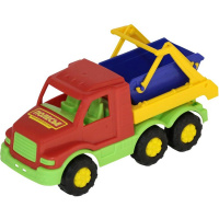 Спецмашина-коммунальная "Максик" в сетке, пластик 19,6x8,3x10,3см 35189