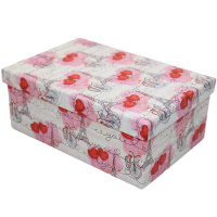 Коробка подарочная "Париж" 30х22х13см картон M10-76