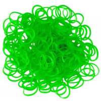 Резиночки для плетения 200шт с крючком и зажимами неоновые 6 цветов Y2763-15/Y2010-14