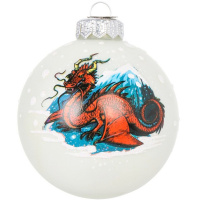 Шар 80мм "Дракон китайский" в подарочной упаковке КУ-80-234020