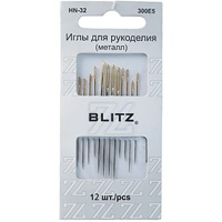 Набор игл для шитья 12шт. для рукоделия, в блистере HN-32 300Е5