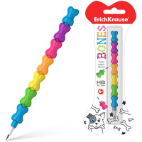 Карандаш сегментный "Bones" HB корпус пластик, разноцветный, в блистере 48053