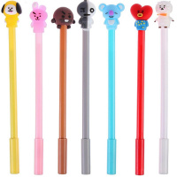 Ручка гелевая "Зверята" 0,5мм черная, ассорти ZB1213