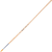 Кисть синтетика круглая №3 длинная ручка 312203