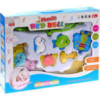 Подвеска на кроватку "Морские обитатели" 44 х 32см, пластик (звук) Y7522-18