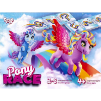 Игра настольная "Pony Race" (игровое поле, фишки) G-PR-01-01