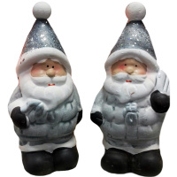 Сувенир Дед Мороз 9,5х4,5см керамика 2 вида Y6424-18