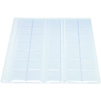 Файл для монет 207*250мм 35шт. пвх 3182/4-35.180