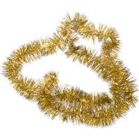 Мишура 7смх2м золото с белыми кончиками CT2317