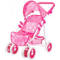 Коляска для куклы 32х13,5х51,5см сидячая с козырьком металл IT107094