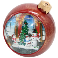 Сувенир "Шар" 18см 8 мелодий (свет, звук) WDL-1993